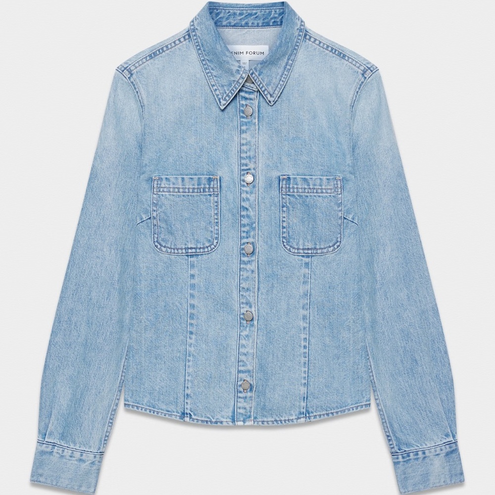 Aritzia Denim Forum - The '90s Sculpt Denim Shirt